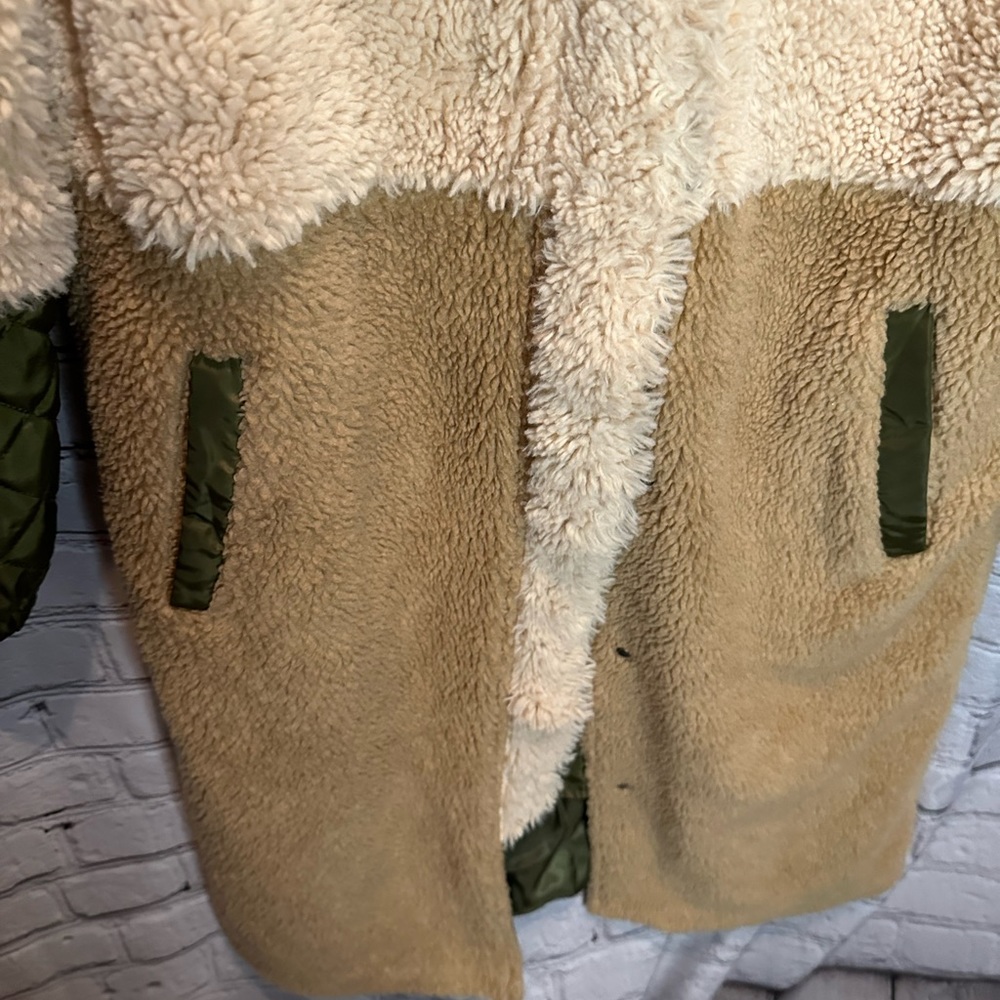 Anthropologie Sherpa Color Block Jacket - image 4